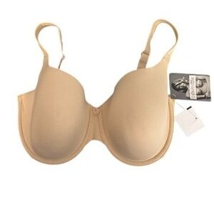Dominique Anais Everyday 34I Bra New Seamless Beige 34I Full Coverage NWT